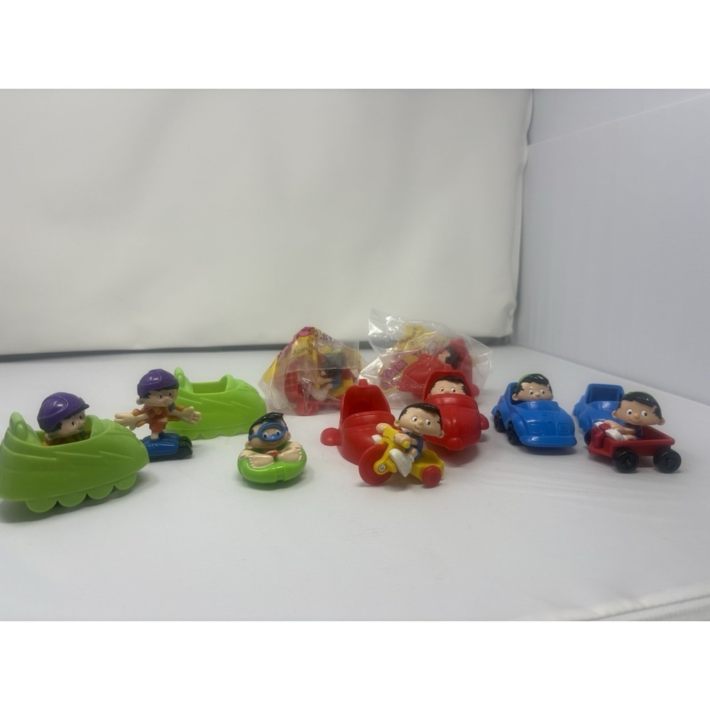 VINTAGE Lot of 9 BOBBYS WORLD McDonalds 1994 Toys Happy Meal Figures Fox Alevy